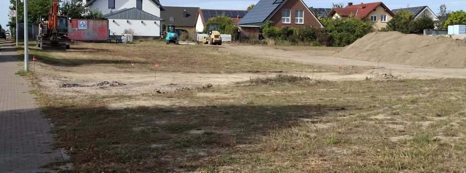 Erschließungsarbeiten im Mischgebiet gestartet