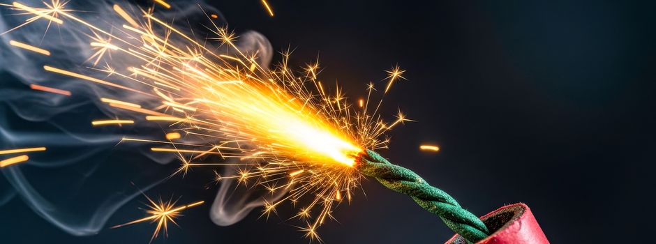 Jugendliche zünden verbotenen Feuerwerkskörper