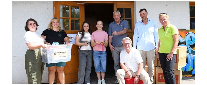 Neuer Jugendtreff in Undenheim: Schlüsselübergabe an MOJA