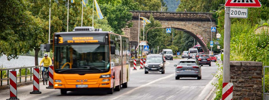 Moselweinstraße in Koblenz wird erneut voll gesperrt