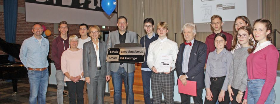 Gymnasium Munster ist jetzt „Schule ohne Rassismus - Schule mit Courage“