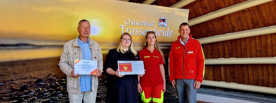 International ausgezeichnet: 
Trassenheider Strand erhält Zertifikat „Lifeguarded Beach“