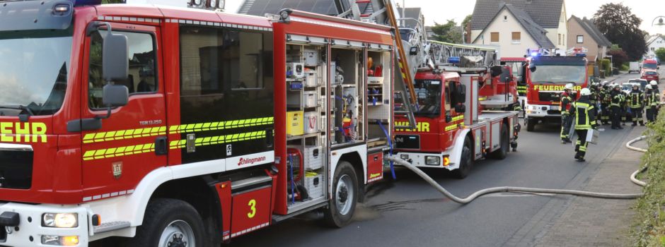 Mondorf: Großeinsatz der Feuerwehr in der Rosenthalstraße