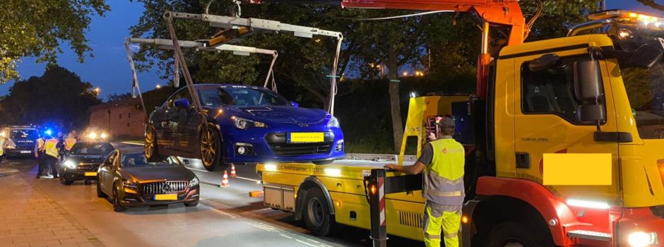 Kurzer Prozess: Mainzer Polizei lässt Autoposer abschleppen