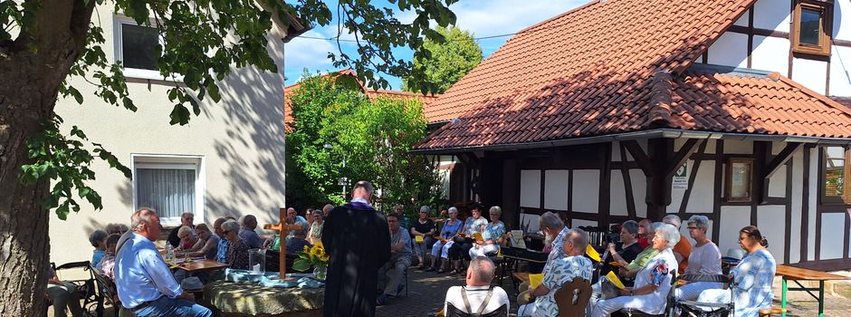 Gottesdienst auf dem Anger in Rambach