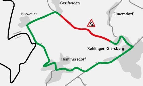 L172 - Fahrbahnerneuerung zwischen Siersburg und Gerlfangen