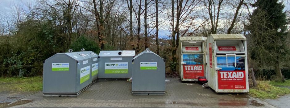 Zur Situation der Altkleidercontainer in Niedernhausen