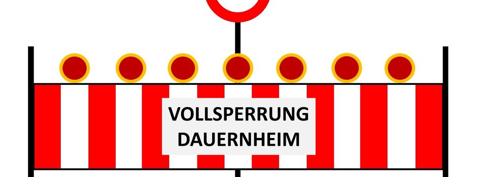 Vollsperrung in Dauernheim