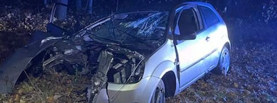 Motorblock aus Pkw herausgerissen