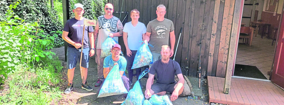 Ein toller Fang: Munsteraner Angler sammeln 16,5 Kilogramm Müll auf