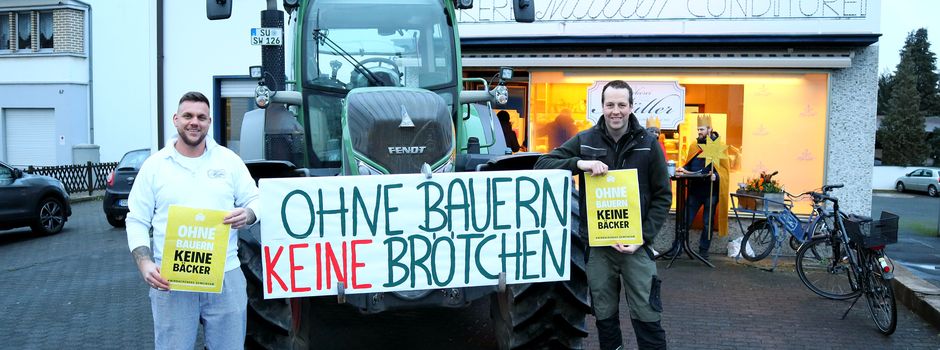 Ohne Bauern keine Brötchen – Ranzeler Bäcker erklärt sich mit Landwirten solidarisch