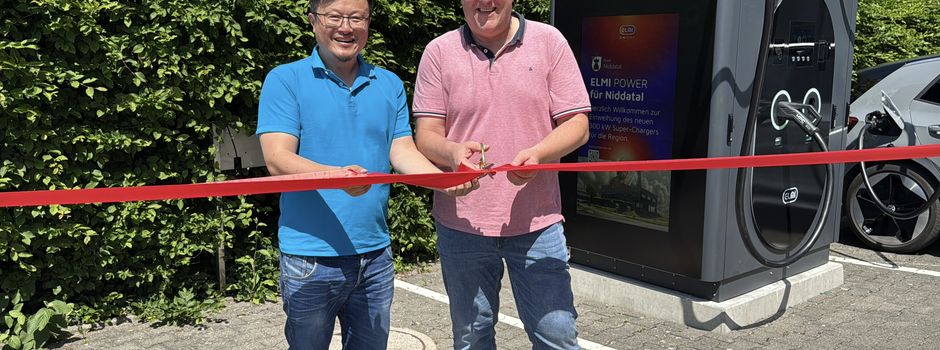 Mehr Elektromobilität im Wetteraukreis: 300-kW-SuperCharger in Niddatal-Ilbenstadt eingeweiht