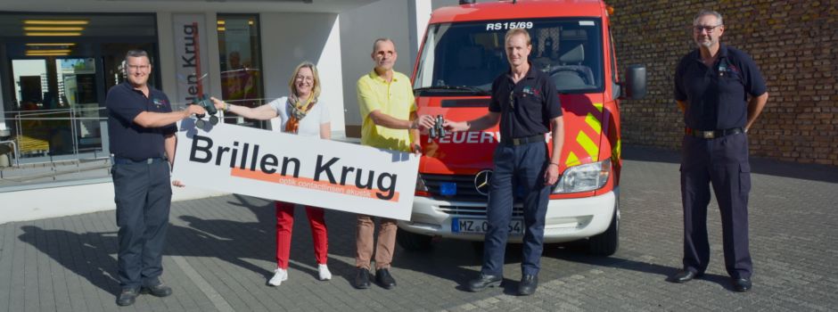 Spende für die Oppenheimer Feuerwehr