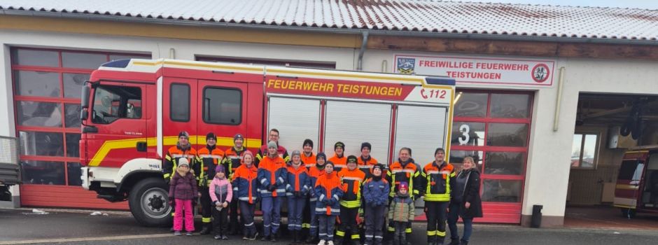 Weihnachtsbaum-Aktion der Freiwilligen Feuerwehr Teistungen