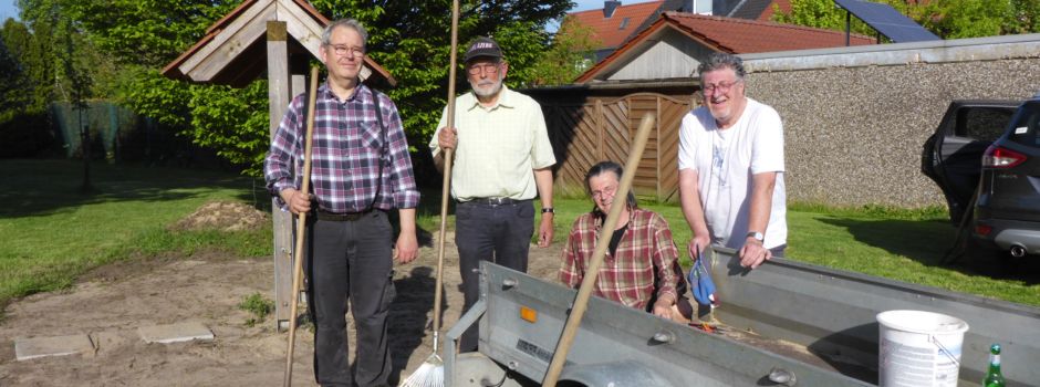 Blühinsel-Upgrade an der Kreuzkirche in Herzebrock