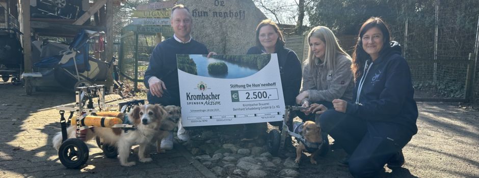 2.500 Euro gehen an „De Hun’nenhoff“