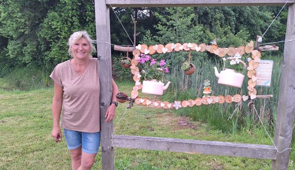 Ein Wunschrahmen am Hesseneckteich