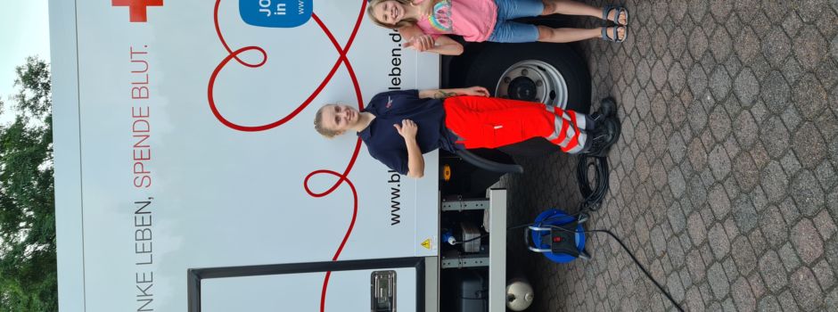 Blutspender auf Tour