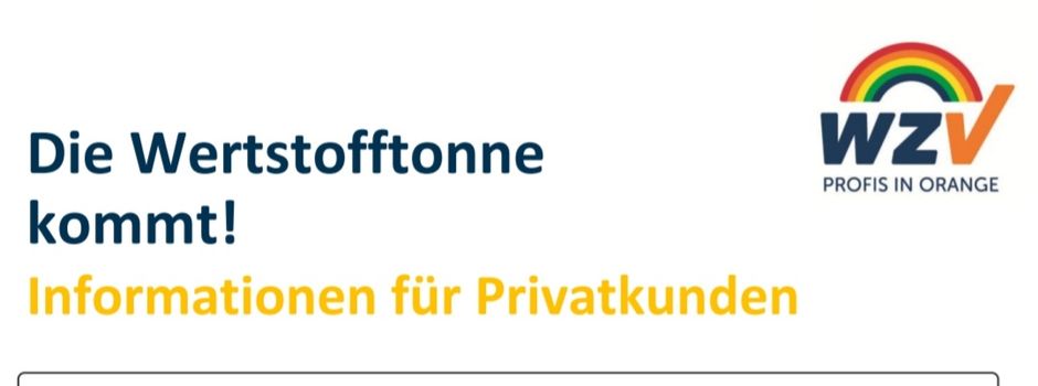 Die gelbe Wertstofftonne kommt