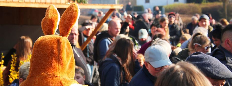 erfolgreiche Ostereiersuche im Reitstall