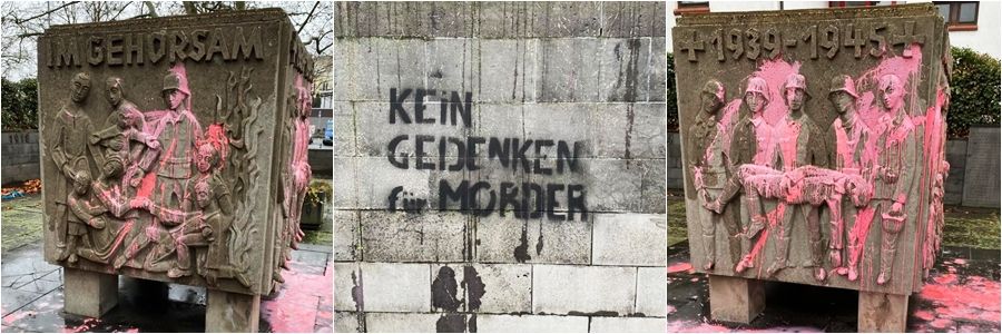 Unbekannte schänden Gonsenheimer Ehrenmal