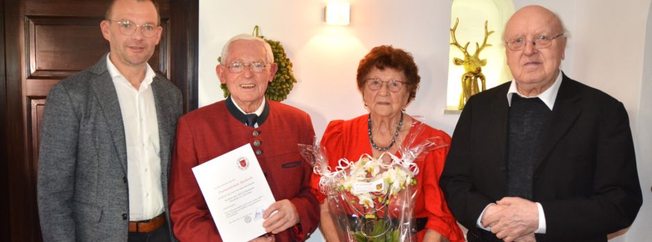 Fine und Alfred Hausmann feierten Diamantenes Ehejubiläum