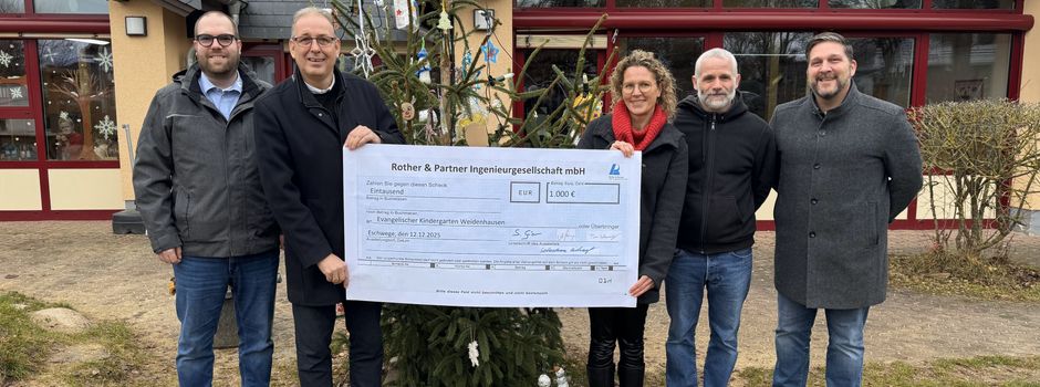 Unterstützung für den Kindergarten Weidenhausen