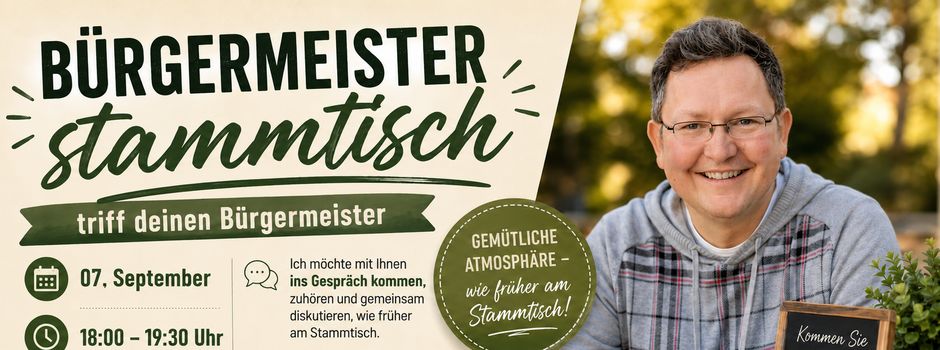 Heute: Bürgermeisterstammtisch im „Treffpunkt am Knappenplatz“