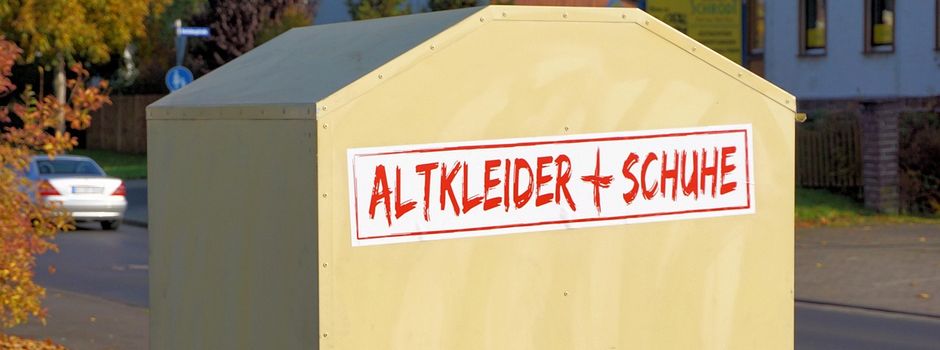 Verschiebung bei der Altkleidersammlung