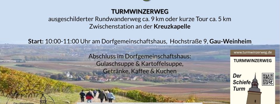 Herzliche Einladung zur 18. Herbstwanderung
