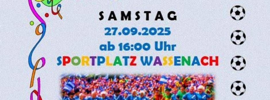 Diesen Samstag: Alte Herren vs. Karnevalsverein Wassenach ⚽