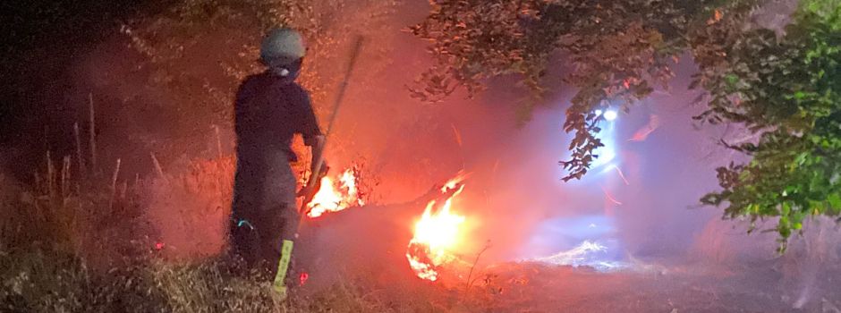 Mehrere Brände in Wiesbaden in der Nacht