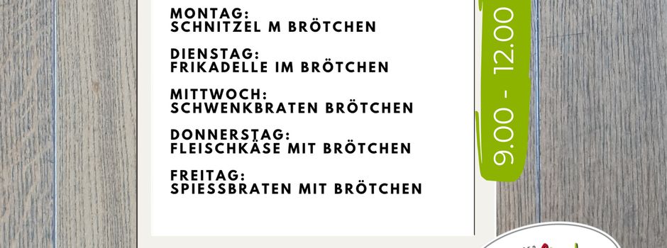 Unsere heiße Theke im Dorfladen Mandern 