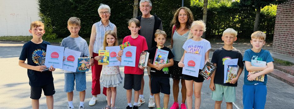 Lesewettbewerb an der Josefschule: Vier starke Jahrgangssieger – Emilia, Leon, Henri und Joschua