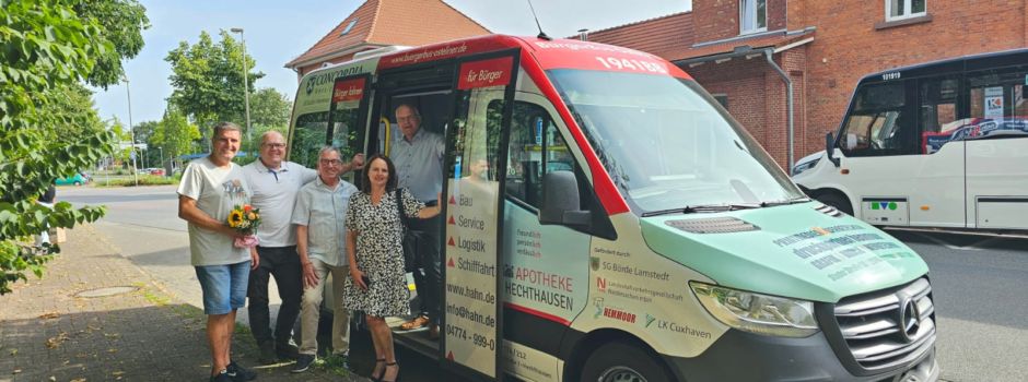 Der BürgerBus „Osteliner“  einmalig im Landkreis Cuxhaven 
– seit August 2024 exklusiv in der Samtgemeinde Hemmoor