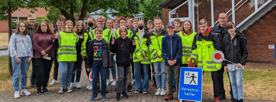 Verkehrshelfer ausgebildet