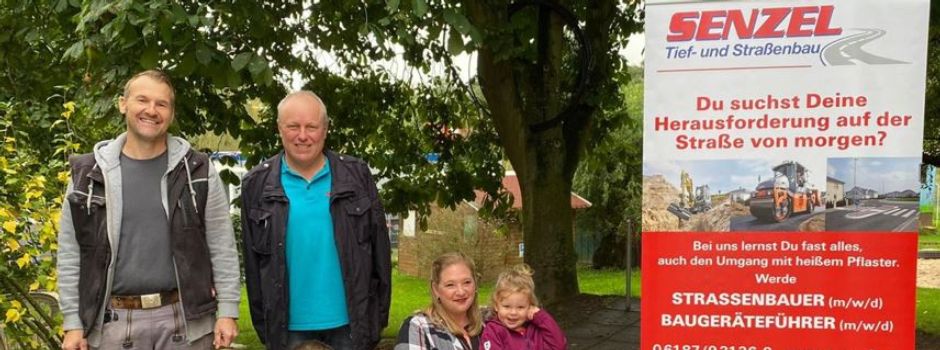 Neue Sitzbank für die KiTa Waldarche in Kaichen