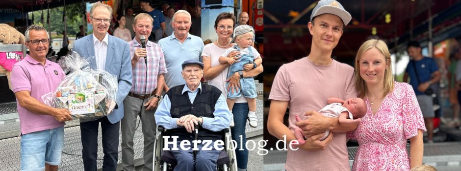 Laurentius Kirmes in Clarholz: Franz Roer mit 97 Jahren und Urenkelin Lilly als älteste und jüngste Besucher geehrt