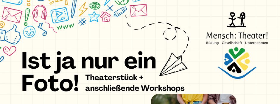 Einladung zur Veranstaltung mit „Mensch: Theater!“