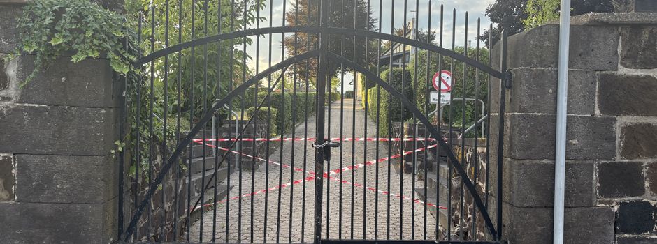 Friedhofszugang vom Kirchhofsweg vorübergehend geschlossen