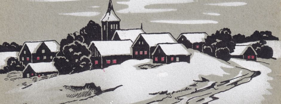 „Weihnachten in alter Zeit im Heidedorfe“