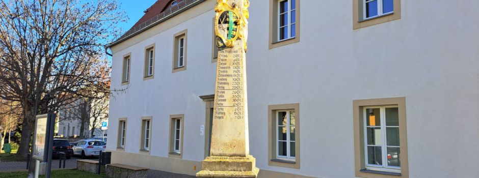 Unsere Postmeilensäule wird 300 Jahre alt