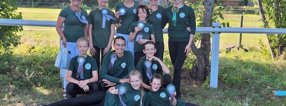 Strahlender Erfolg für den Bendestorfer Reitverein Kleckerwald e. V. beim Voltigierturnier in Fredenbeck