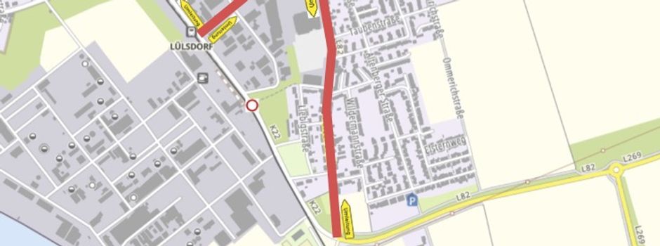 Ab heute: Vollsperrung der Feldmühlestraße in Ranzel