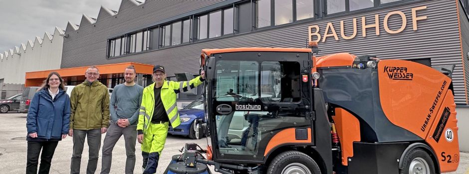 Ingelheim setzt auf neue Elektro-Kehrmaschine