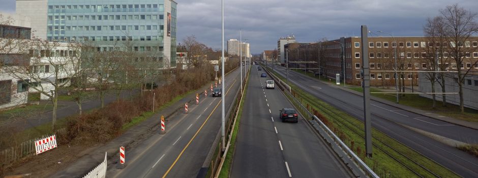 Straßenbahn-Unfall an der Mainzer Uni