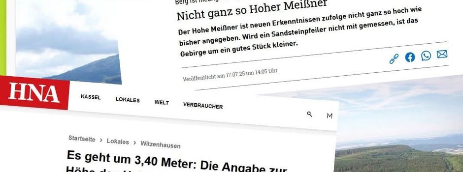 Höhenangaben des Hohen Meißners: Auf der Spur der Wahrheit