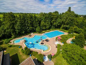 Eröffnung des Schwimmbads in Ingenheim