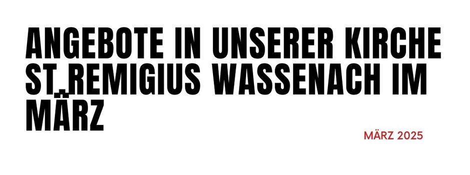 Gottesdienstzeiten St. Remigius