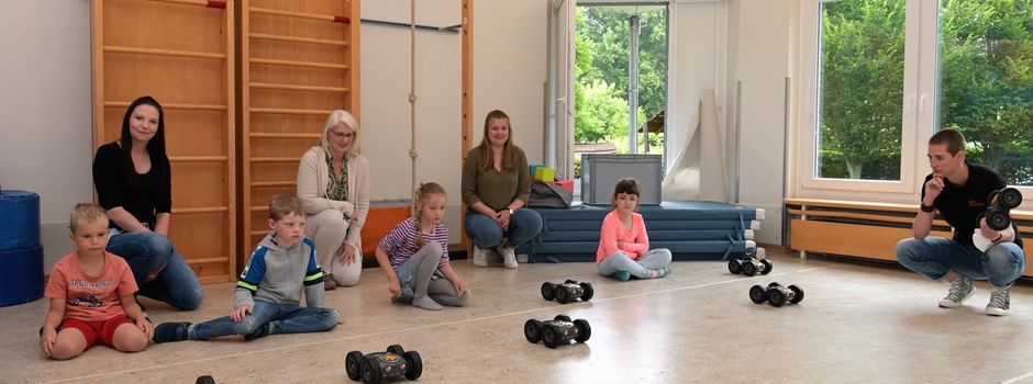 Angehende Schulkinder erforschen die digitalen Medien